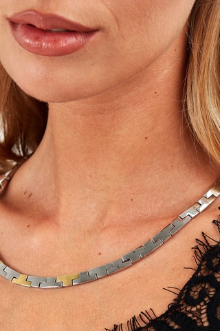 Ketting T-Logo - Zilverkleurig en Goudkleurig