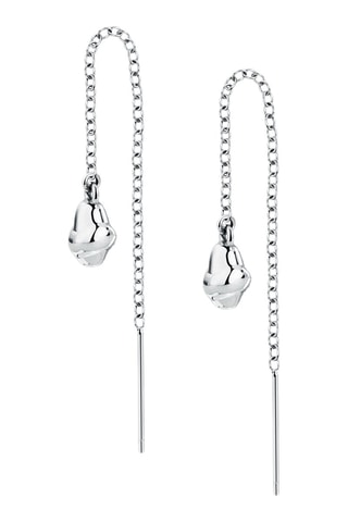 Oorbellen T-Design - Zilverkleurig