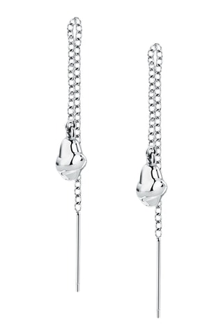 Oorbellen T-Design - Zilverkleurig