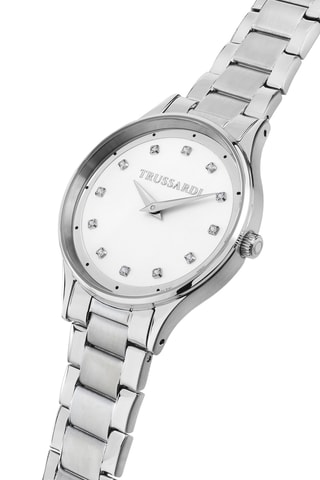 Metalen Quartz Horloge - Zilverkleurig