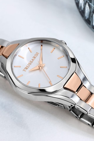 Doublé Roségoud Quartz Horloge