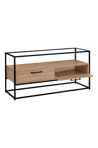 Mueble de TV de 2 cajones Siena - 113 x 40 x 55 cm