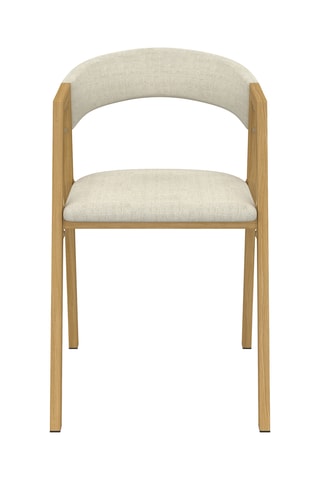 6 sillones Enola - Beige - Poliéster