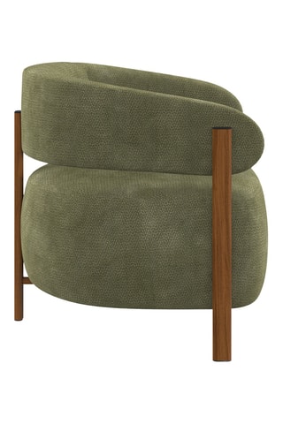 Sillón Albin - De tela de felpa - 69 x 68 x 68 cm