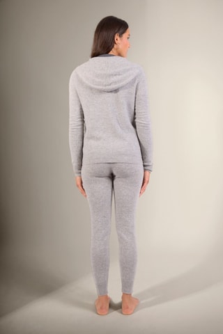 Cárdigan con capucha 100 % cachemir - Gris