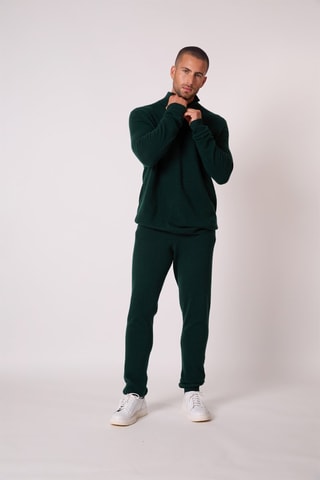 Jogging 100 % cachemir - Verde
