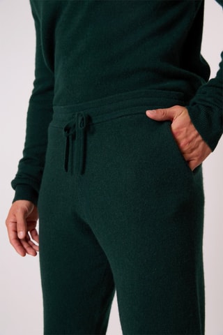 Jogging 100 % cachemir - Verde