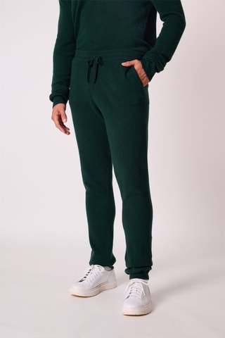 Jogging 100 % cachemir - Verde
