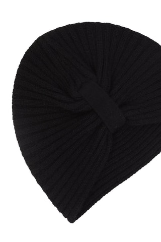 Gorro Sile 100 % cachemir, 6 hilos - Negro