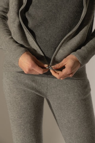 Cárdigan con capucha Emma 100 % cachemir - Gris