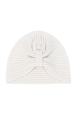 Gorro Sile 100 % cachemir, 6 hilos - Blanco
