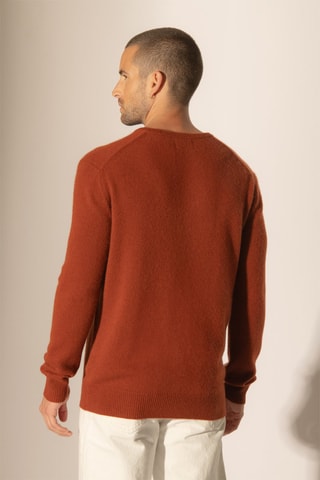 Jersey Eden 100 % cachemir, 4 hilos - Cuello redondo - 310 g - Marrón
