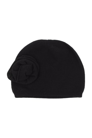 Gorro Fiad 100 % cachemir, 2 hilos - Negro