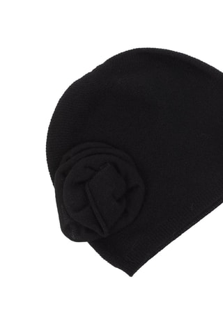 Gorro Fiad 100 % cachemir, 2 hilos - Negro