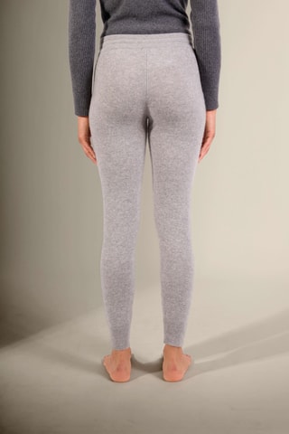 Jogging Gwen 100 % cachemir, 2 hilos - Cuello redondo. - Gris claro