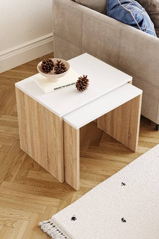 2 tables gigognes Arya - 48 x 40 x 55 cm