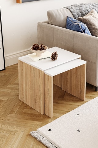 2 tables gigognes Arya - 48 x 40 x 55 cm