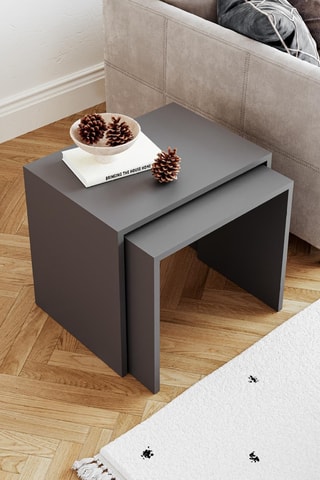 2 tables gigognes Arya - 48 x 40 x 55 cm