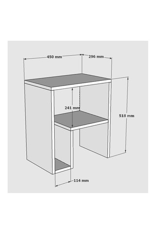 Table d’appoint Yepa - 45 x 51,8 x 29,6