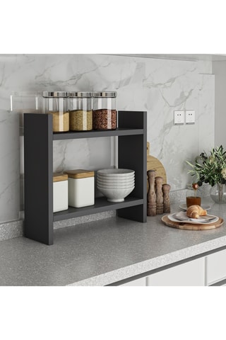 Etagère de cuisine 2 niveaux - Anthracite