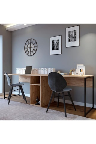 Bureau double Ikili Calisma Masasi L196 - 240 x 60 x 74 cm