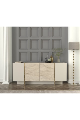 Buffet 4 portes - 180 x 44,8 x 75,5 cm
