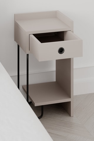 Table de chevet 1 tiroir - 60 x 31,5 x 29,5 cm