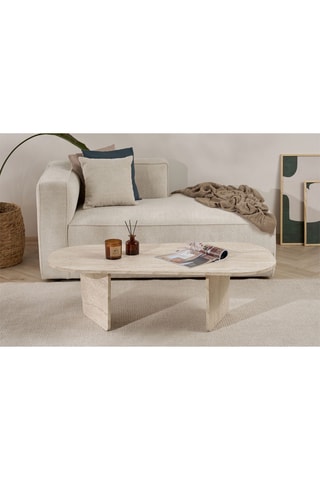 Table basse Ovalis - 130 x 40 x 65 cm
