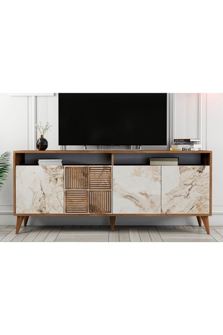 Bahut 4 portes - 180 x 78,6 x 35 cm