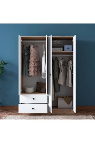 Armoire 4 portes - 120 x 42,5 x 170 cm