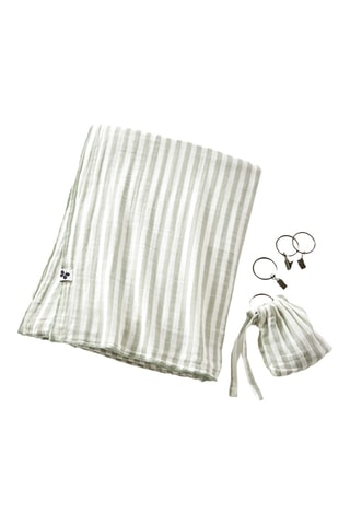 Tenda in garza di cotone Romie - 125 g/m² - Eucalipto
