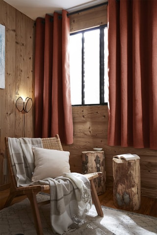 Tenda oscurante Bjorn - Rosso mattone - 140 x 180 cm
