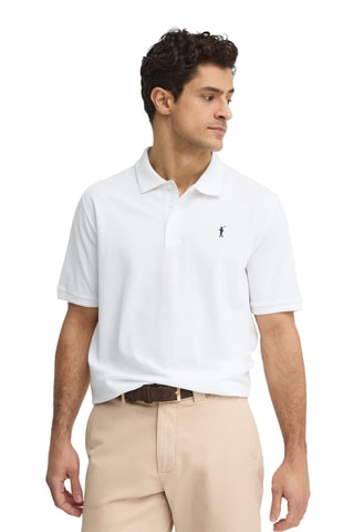 Polo regular - Blanc