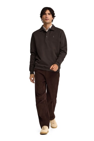 Polo regular - Marron foncé