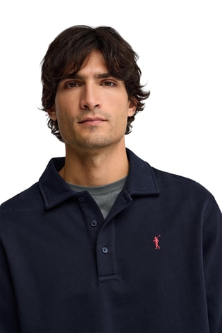 Polo regular - Bleu marine