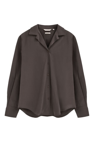 Chemisier regular - Marron foncé