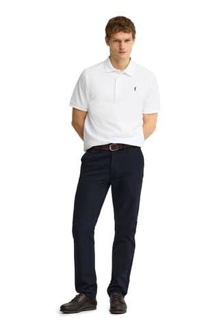 Polo regular - Blanc