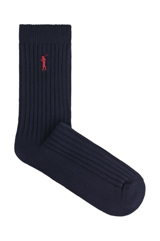 2 paires de chaussettes - Bleu marine