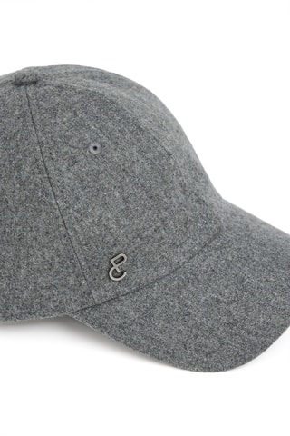 Casquette en laine - Gris foncé