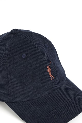 Casquette en velours - Bleu marine