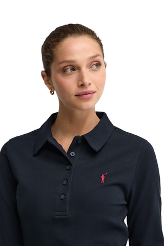 Polo slim - Bleu marine