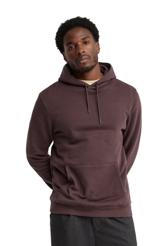 Sweat polaire à capuche - Marron foncé