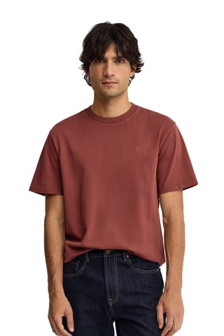 T-shirt ample - Marron