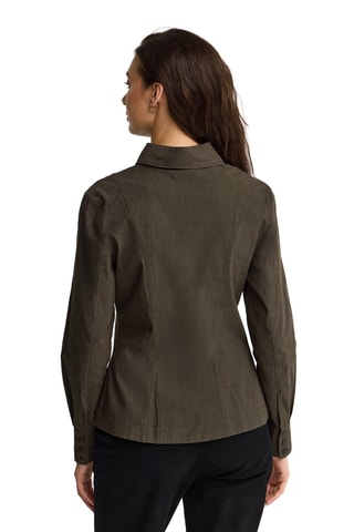 Chemisier slim - Marron