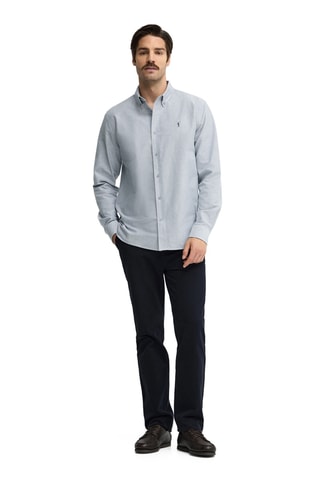 Chemise regular - Bleu