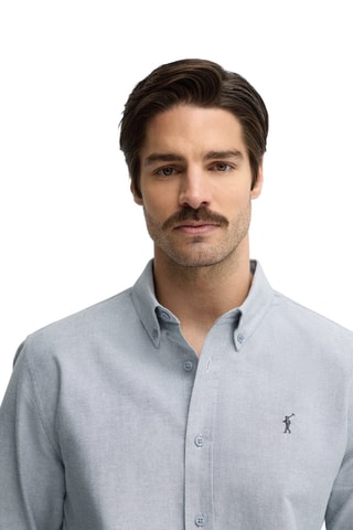 Chemise regular - Bleu