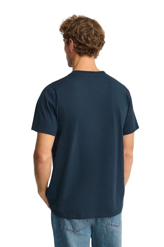 T-shirt droit - Bleu marine