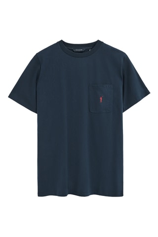 T-shirt droit - Bleu marine
