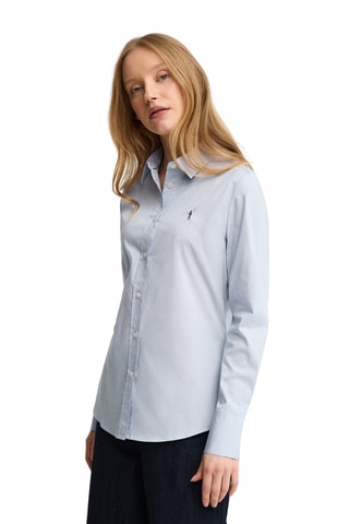 Chemisier slim - Bleu clair