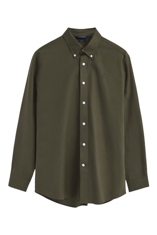 Chemise regular - Kaki